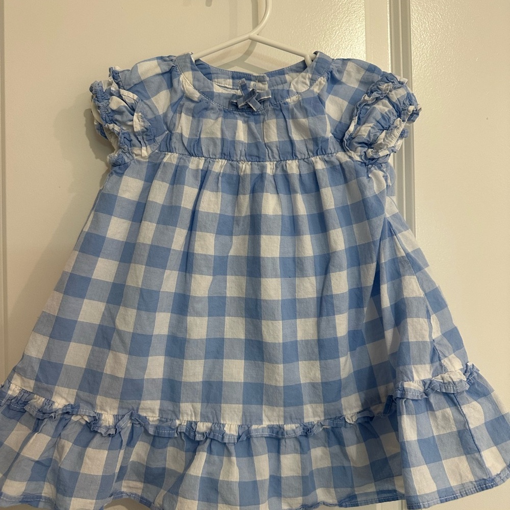 Janie and Jack Blue Gingham Dress